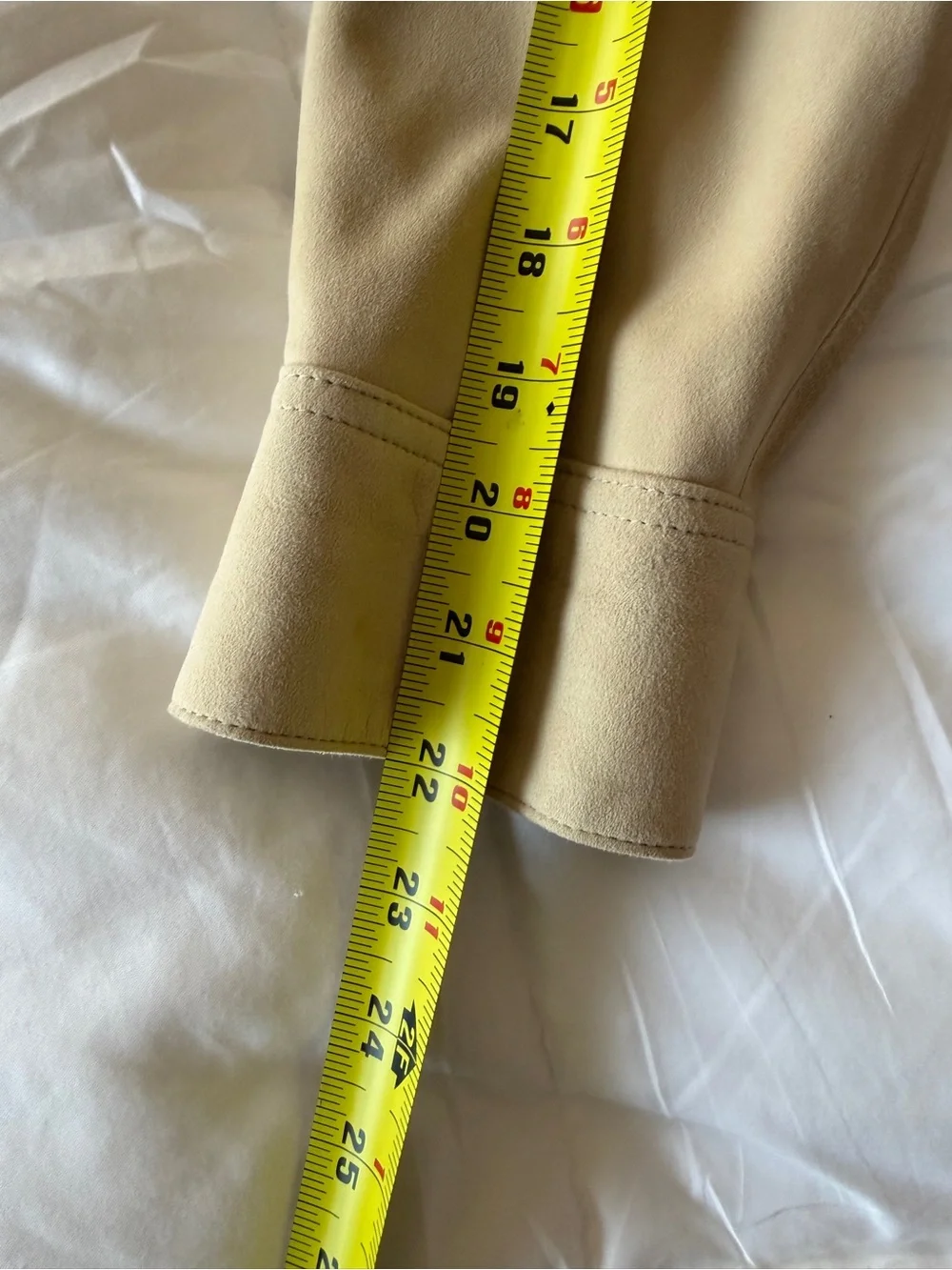 Banana Republic Beige Suede Utility Shirt Jacket